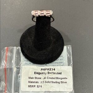 Elegant Pink Morganite Ring